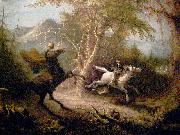 The Headless Horseman Pursuing Ichabod Crane, John Quidor